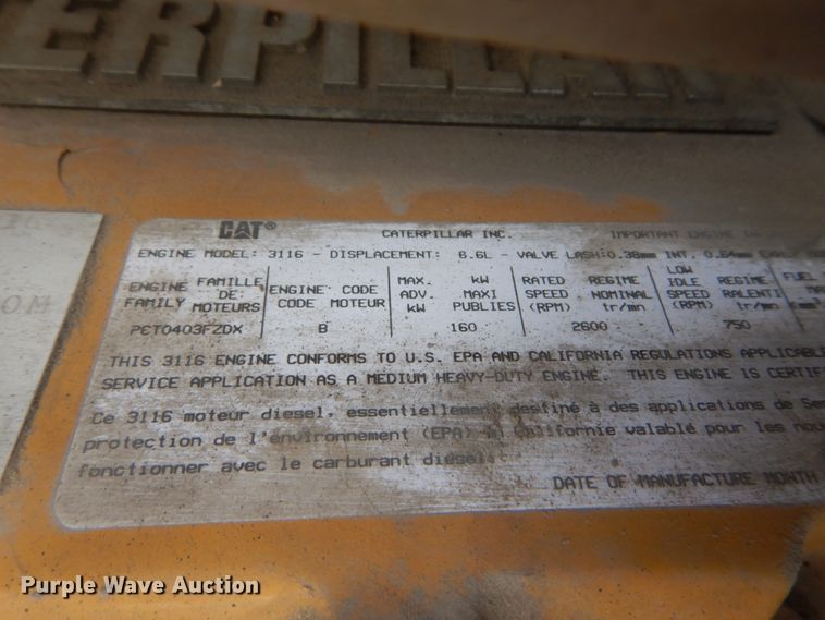 image for item DI1019 1993 GMC TopKick C6500  flatbed truck