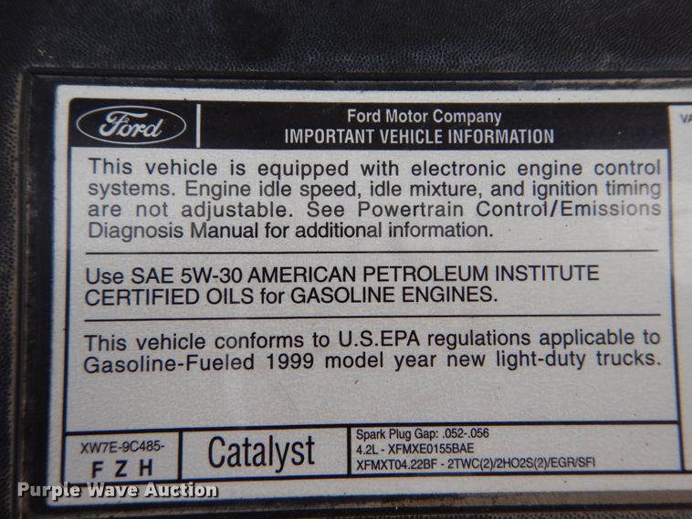 image for item DI1020 1999 Ford F150  pickup truck