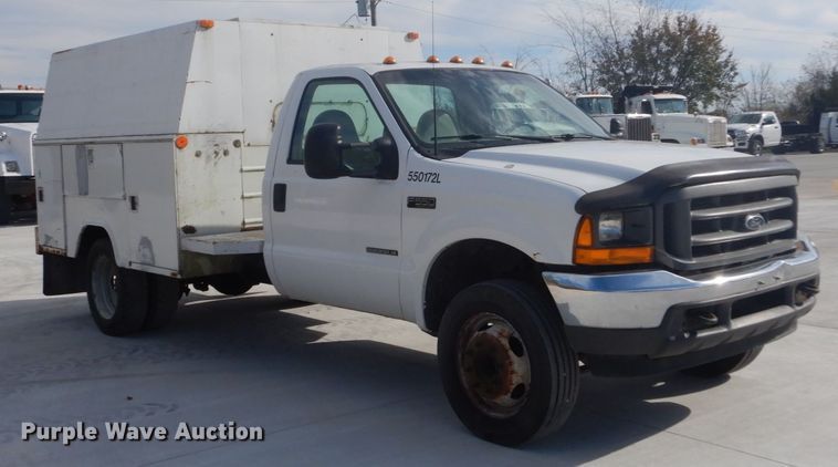 image for item DI1025 2001 Ford F550 Super Duty XL  utility truck