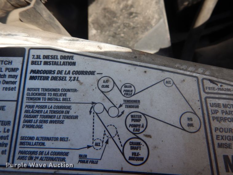 image for item DI1025 2001 Ford F550 Super Duty XL  utility truck