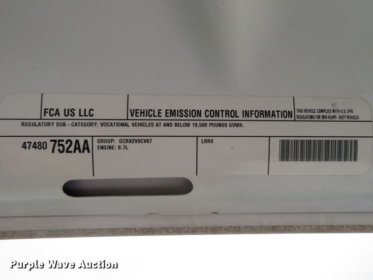 image for item DI3781 2016 Dodge Ram 5500HD  dump truck