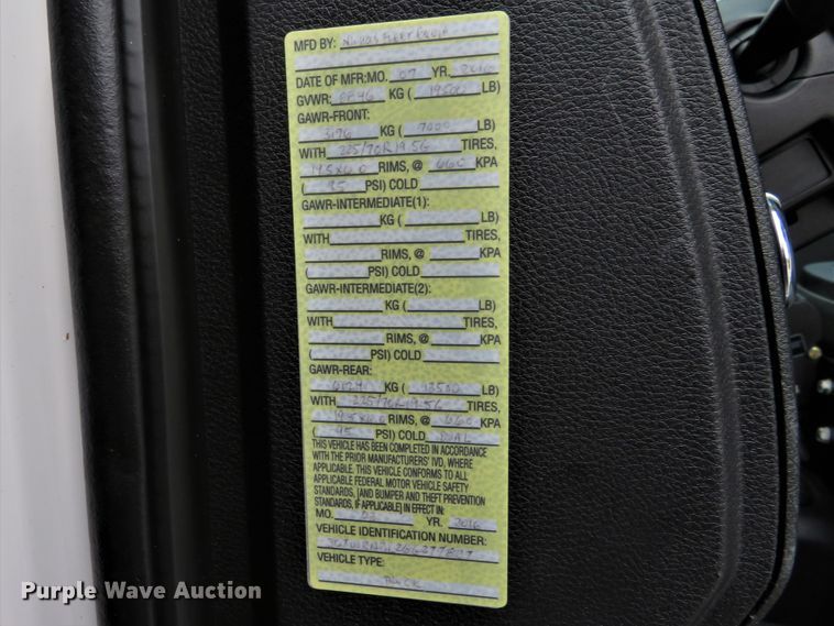 image for item DI3781 2016 Dodge Ram 5500HD  dump truck