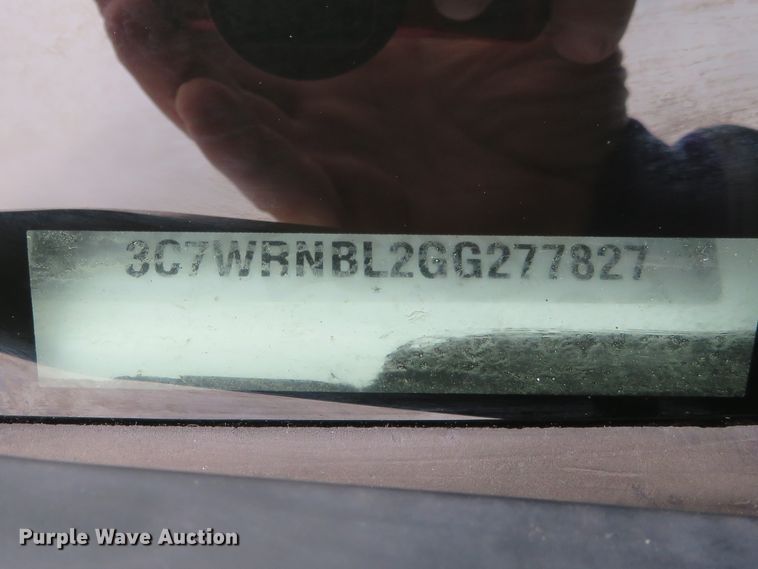 image for item DI3781 2016 Dodge Ram 5500HD  dump truck