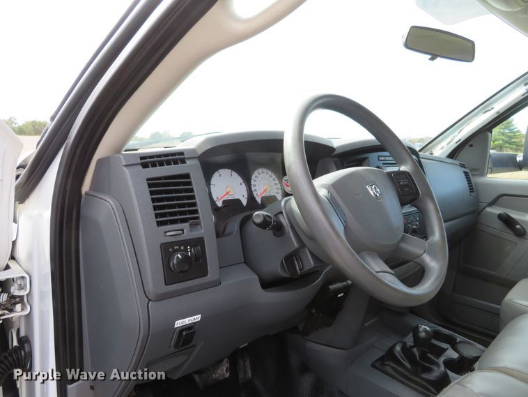 image for item DI3784 2008 Dodge Ram 5500HD  Crew Cab flatbed truck