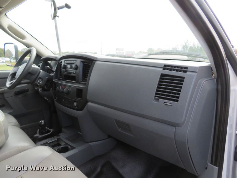 image for item DI3784 2008 Dodge Ram 5500HD  Crew Cab flatbed truck