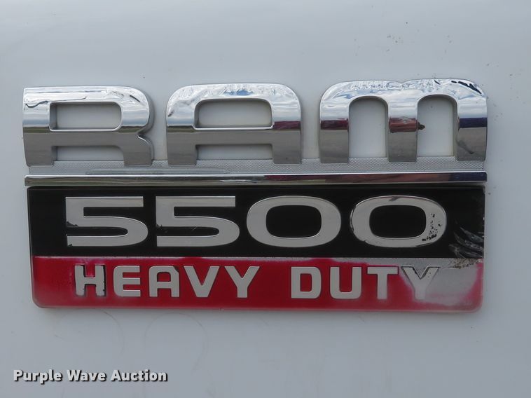 image for item DI3784 2008 Dodge Ram 5500HD  Crew Cab flatbed truck