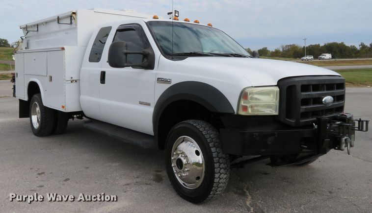 image for item DI3787 2007 Ford F450 Super Duty XL  SuperCab utility truck