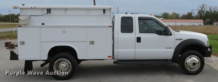 image for item DI3787 2007 Ford F450 Super Duty XL  SuperCab utility truck