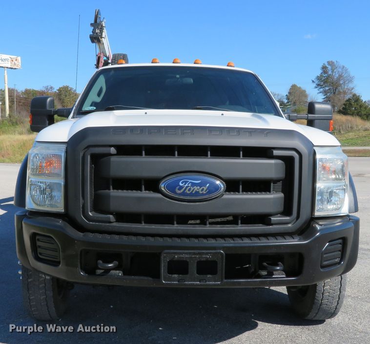 image for item DI3797 2014 Ford F450 Super Duty XL  utility truck with crane