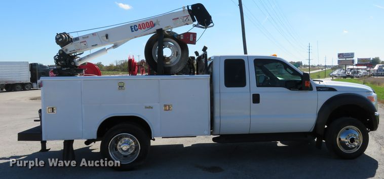 image for item DI3797 2014 Ford F450 Super Duty XL  utility truck with crane