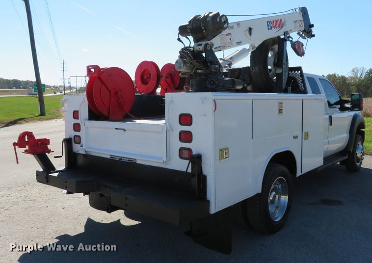 image for item DI3797 2014 Ford F450 Super Duty XL  utility truck with crane