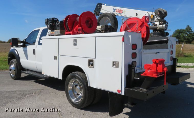 image for item DI3797 2014 Ford F450 Super Duty XL  utility truck with crane