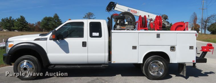 image for item DI3797 2014 Ford F450 Super Duty XL  utility truck with crane