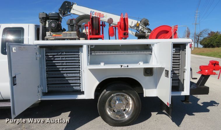 image for item DI3797 2014 Ford F450 Super Duty XL  utility truck with crane