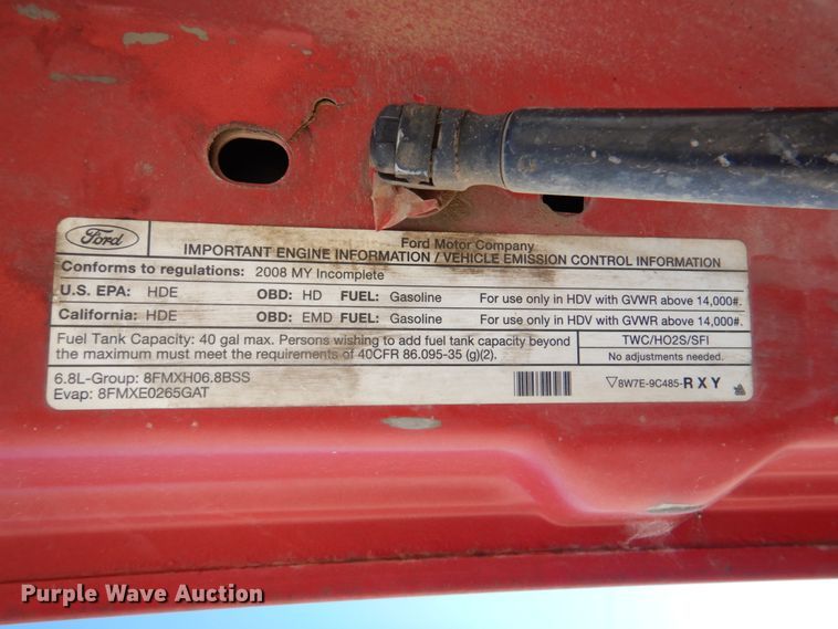 image for item DJ0275 2007 Ford F450 Super Duty XL  truck cab and chassis