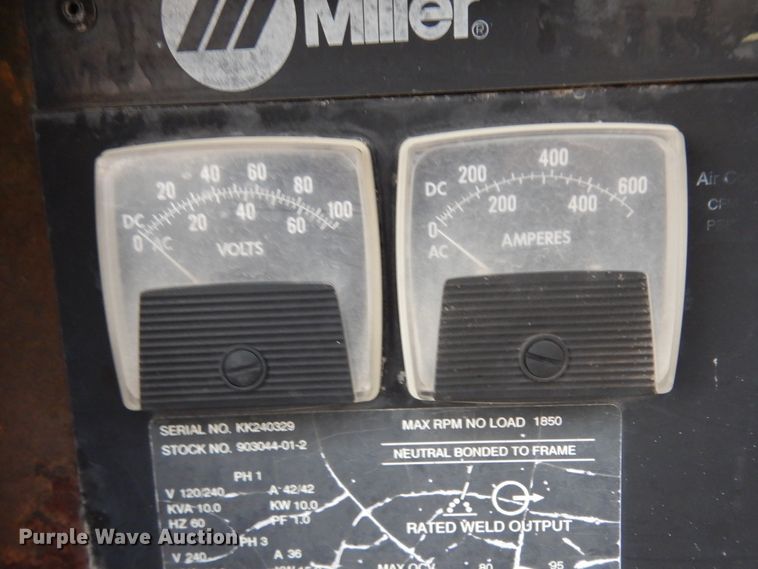 image for item DJ6524 Miller Air Pak welder/generator/air compressor