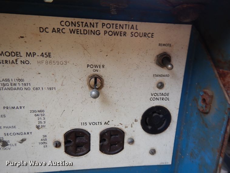 image for item DJ6652 (4) Miller welders