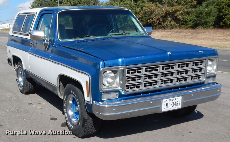 image for item DJ6655 1978 Chevrolet Cheyenne Blazer SUV