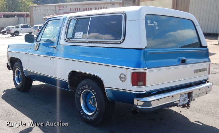 image for item DJ6655 1978 Chevrolet Cheyenne Blazer SUV