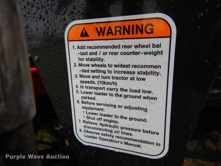 image for item DJ6662 2020 Kioti CK3510SE  tractor