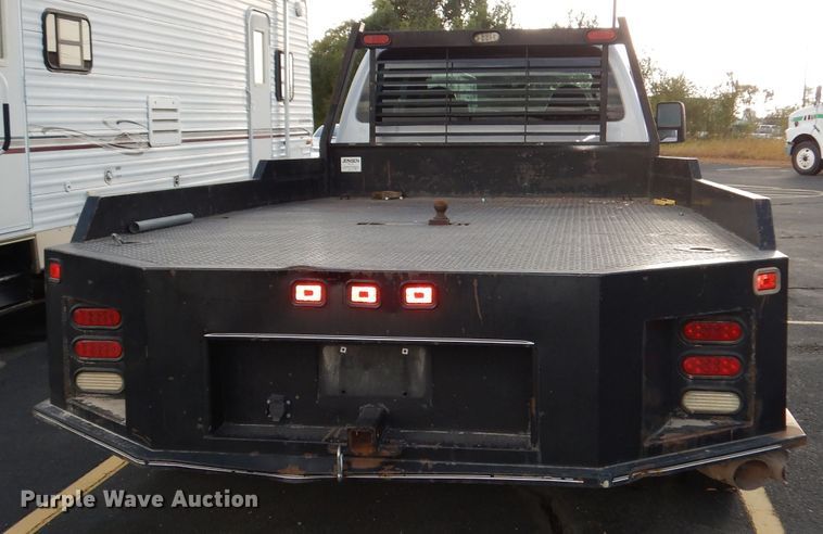 image for item DJ6916 2008 Ford F550 Super Duty XL  Crew Cab flatbed truck