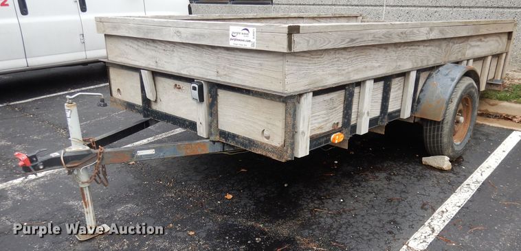 image for item DJ6921 2016 shop built utility trailer