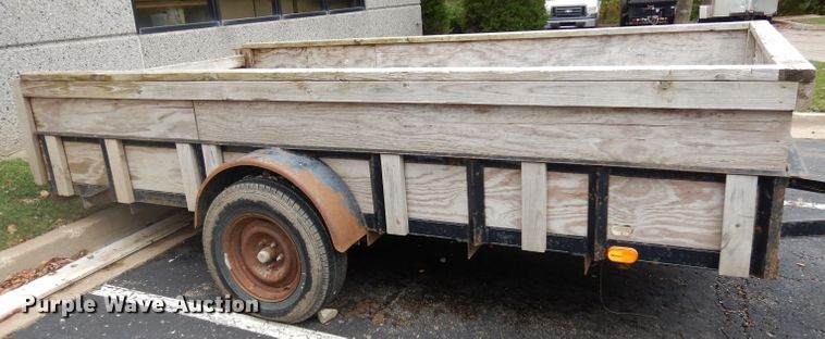 image for item DJ6921 2016 shop built utility trailer