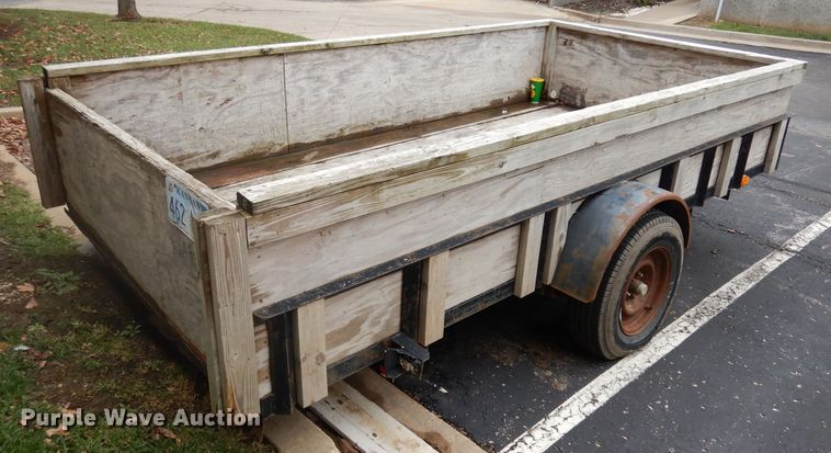 image for item DJ6921 2016 shop built utility trailer
