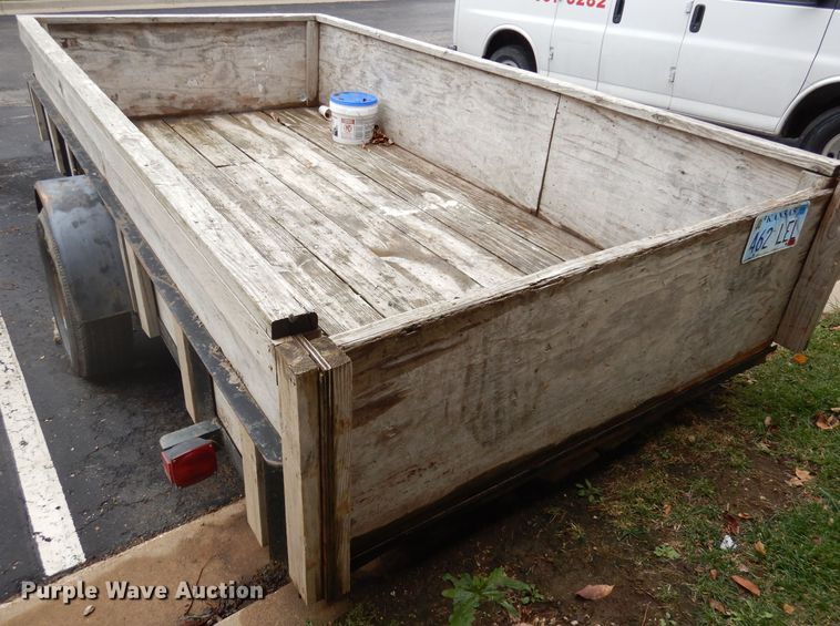 image for item DJ6921 2016 shop built utility trailer