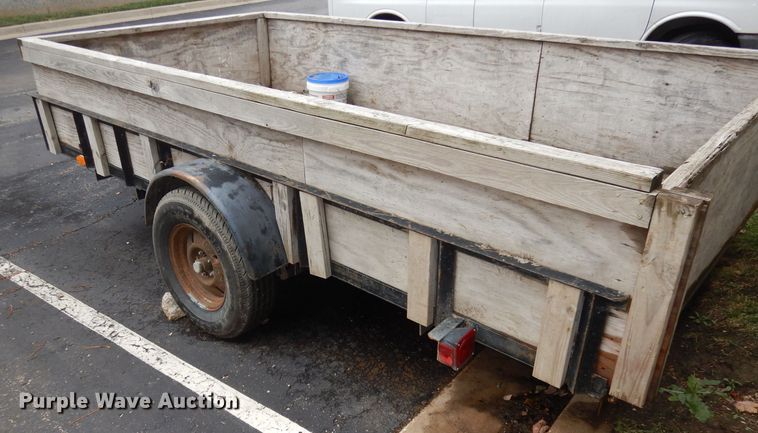 image for item DJ6921 2016 shop built utility trailer