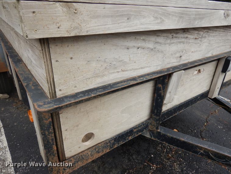 image for item DJ6921 2016 shop built utility trailer