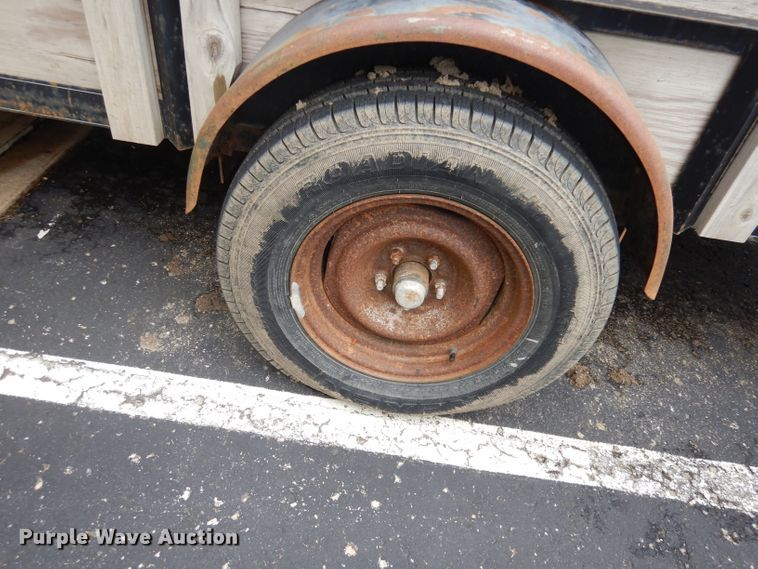 image for item DJ6921 2016 shop built utility trailer