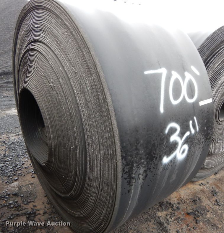 image for item FG9572 (11) rolls of 36" rubber belting