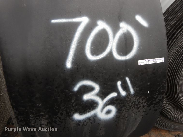 image for item FG9572 (11) rolls of 36" rubber belting