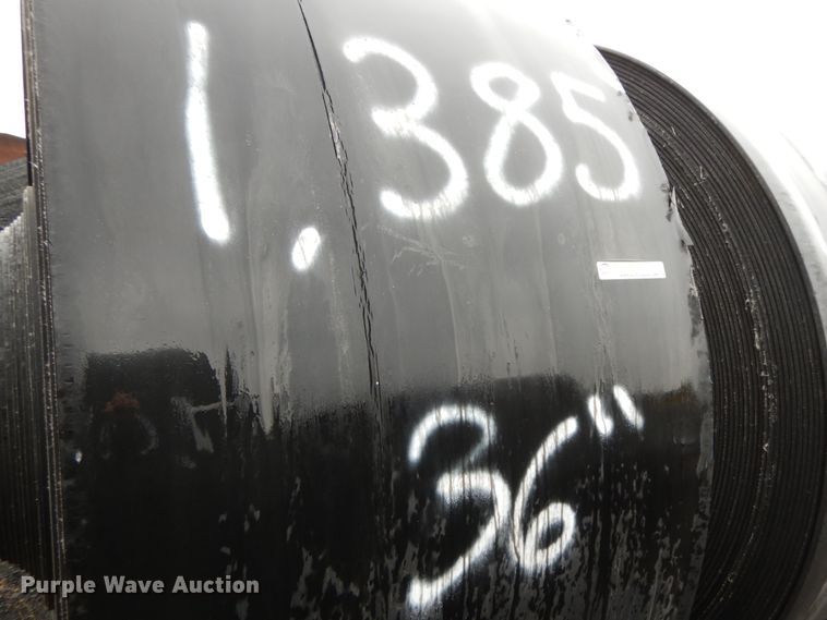 image for item FG9572 (11) rolls of 36" rubber belting