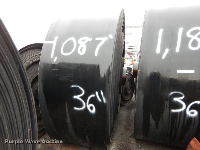 image for item FG9572 (11) rolls of 36" rubber belting