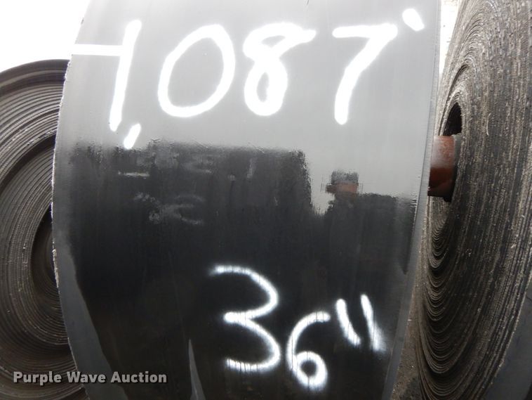 image for item FG9572 (11) rolls of 36" rubber belting