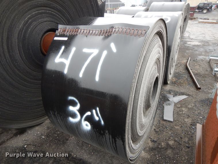 image for item FG9572 (11) rolls of 36" rubber belting