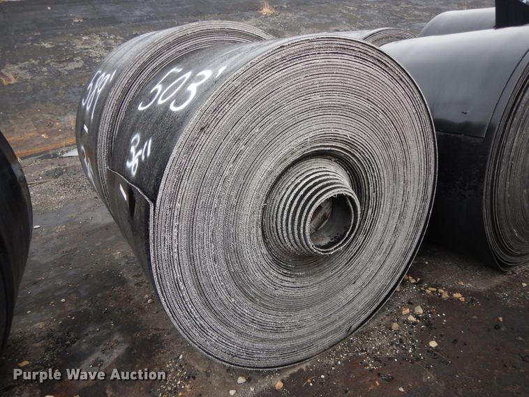 image for item FG9572 (11) rolls of 36" rubber belting