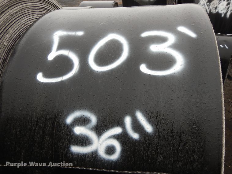 image for item FG9572 (11) rolls of 36" rubber belting