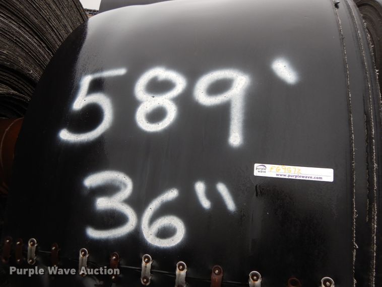 image for item FG9572 (11) rolls of 36" rubber belting