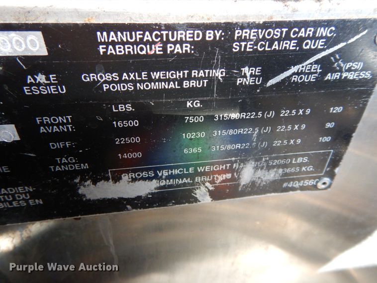 image for item FG9656 2000 Prevost H3-45  coach bus