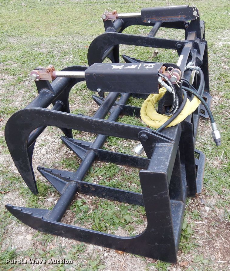 image for item FR9763 76.5"W skid steer grapple bucket