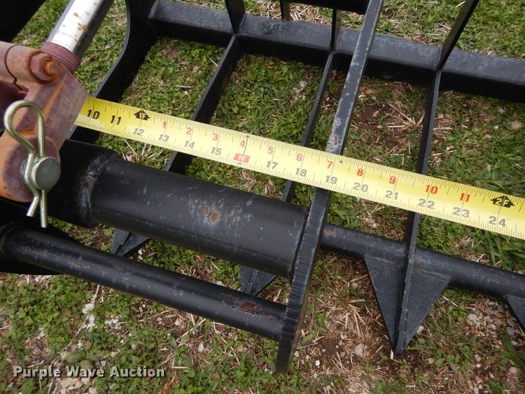 image for item FR9763 76.5"W skid steer grapple bucket