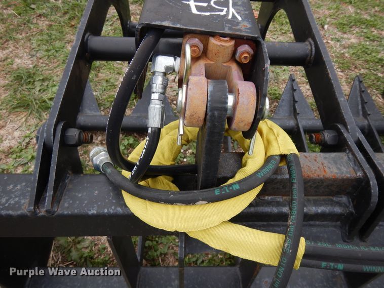 image for item FR9763 76.5"W skid steer grapple bucket