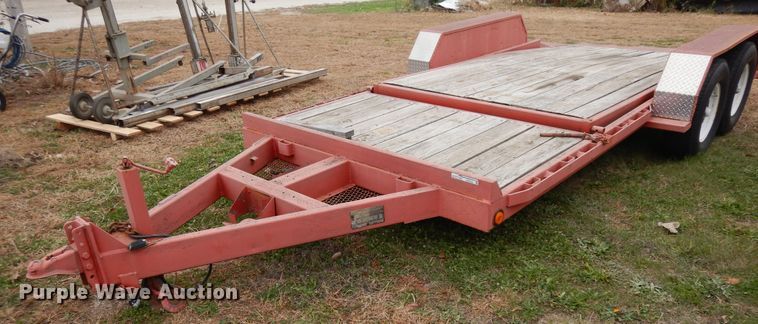image for item FR9764 2002 Trail Tech tilt deck utility trailer