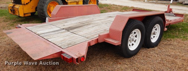 image for item FR9764 2002 Trail Tech tilt deck utility trailer