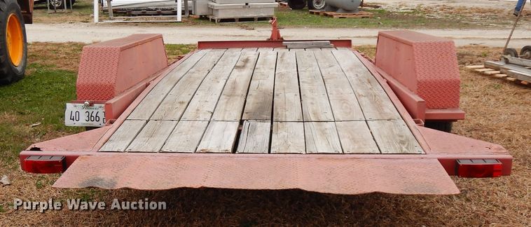 image for item FR9764 2002 Trail Tech tilt deck utility trailer