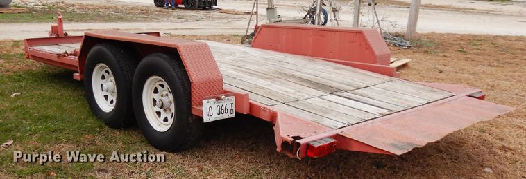 image for item FR9764 2002 Trail Tech tilt deck utility trailer