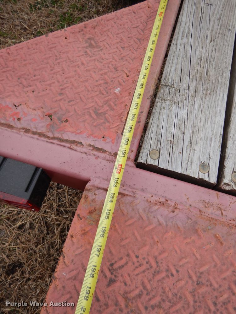 image for item FR9764 2002 Trail Tech tilt deck utility trailer